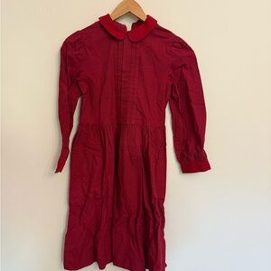 Vintage Laura Ashley Red Bishop Sleeve Dress